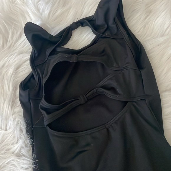 Black block leotard / size 8/10 - Picture 2 of 4